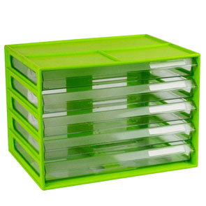 A4 Document Cabinet - Lime